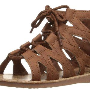 OshKosh B'Gosh Girl's Priya2-G Gladiador Sandal Brown Size 11M